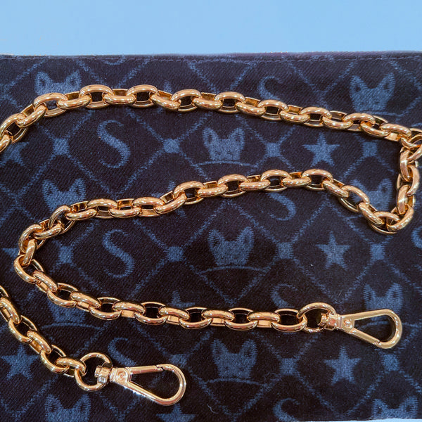 lv bag with gold chain
